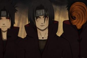 anime, Uchiha Sasuke, Uchiha Itachi, Naruto Shippuuden, Tobi