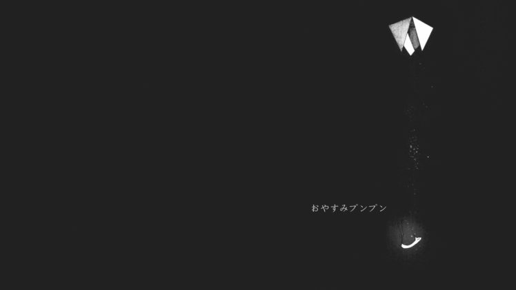 manga, Oyasumi Punpun, Monochrome, Punpun Onodera, Kanji, Simple background HD Wallpaper Desktop Background