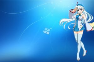 anime girls, Microsoft Windows