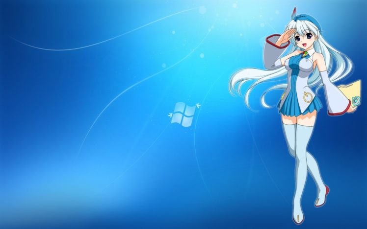 anime girls, Microsoft Windows HD Wallpaper Desktop Background