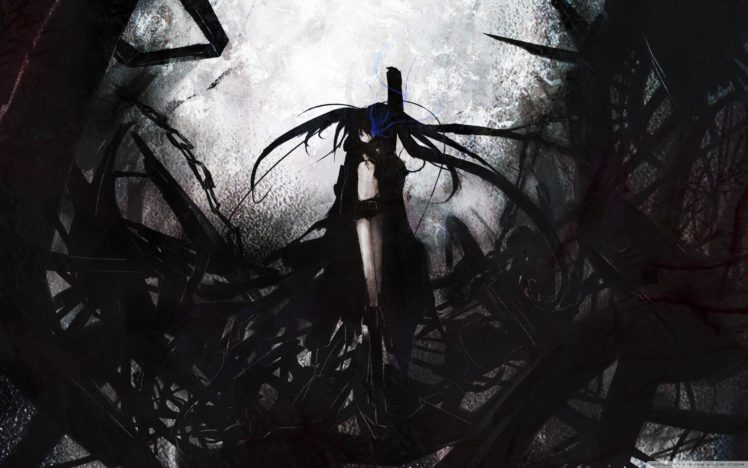 anime girls, Black Rock Shooter HD Wallpaper Desktop Background