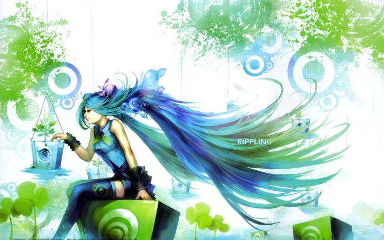 anime girls, Hatsune Miku HD Wallpaper Desktop Background