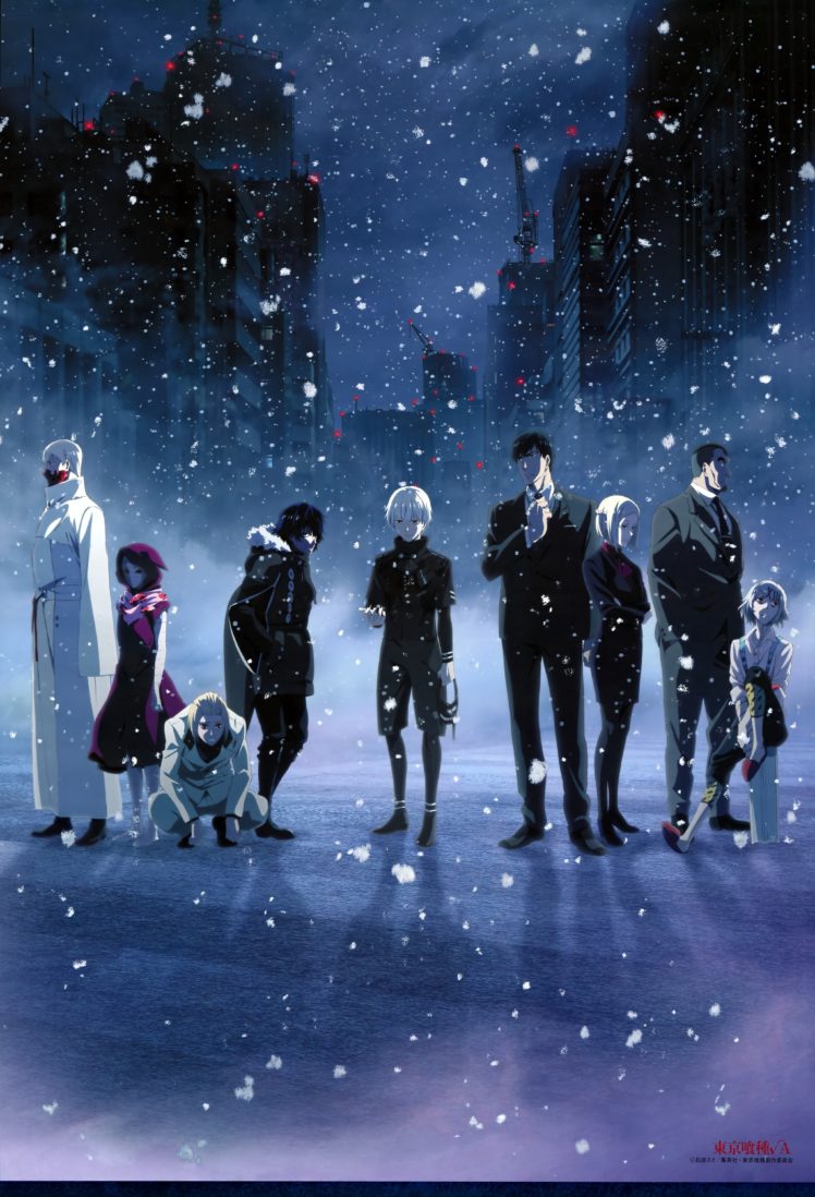 Tokyo Ghoul, Kaneki Ken, Eto, Koutarou Amon, Yukinori Shinohara, Suzuya Juuzou, Mado Akira, Tatara HD Wallpaper Desktop Background