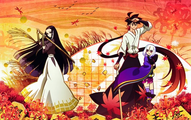 manga, Katanagatari, Togame, Yasuri Shichika HD Wallpaper Desktop Background