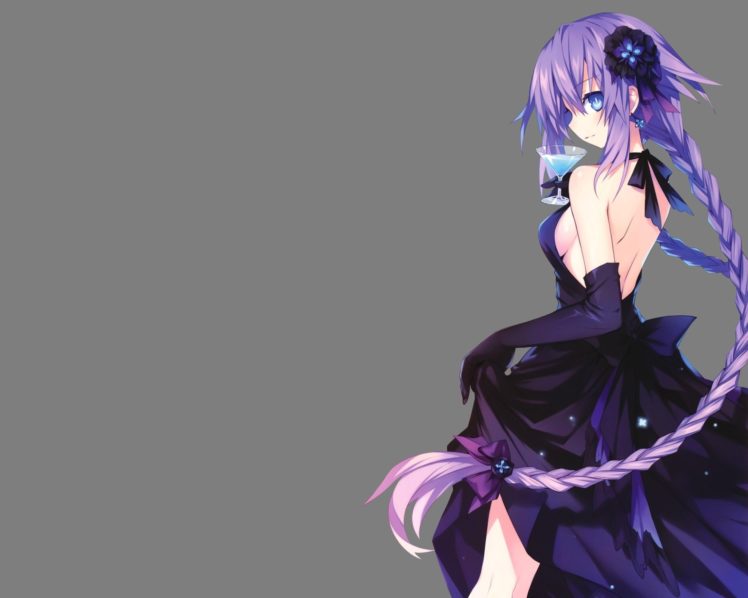 anime, Anime girls, Hyperdimension Neptunia, Purple Heart HD Wallpaper Desktop Background