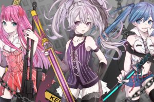 anime, Anime girls, Pantyhose, Sword, Weapon