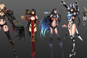 simple background, Anime girls, Anime, Weapon, Gun, Pacific Rim