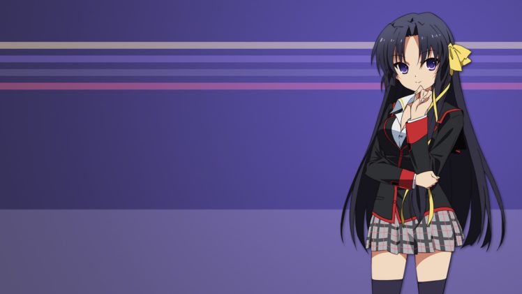 anime, Anime girls, Scope10, Little Busters!, Kurugaya Yuiko, School uniform HD Wallpaper Desktop Background