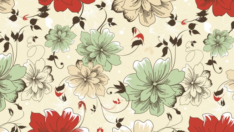 patterns, Floral, Texture HD Wallpaper Desktop Background