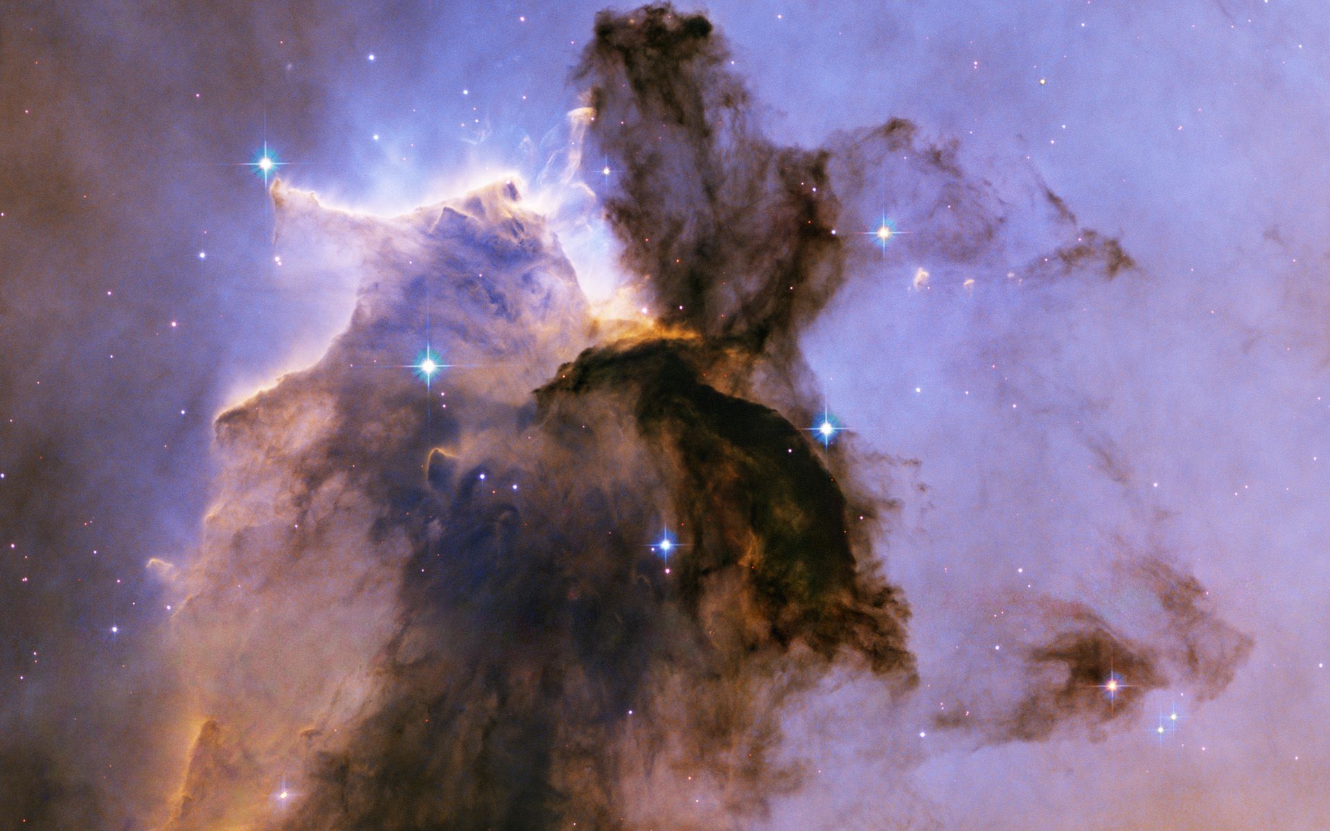 outer, Space, Eagle, Nebula Wallpaper