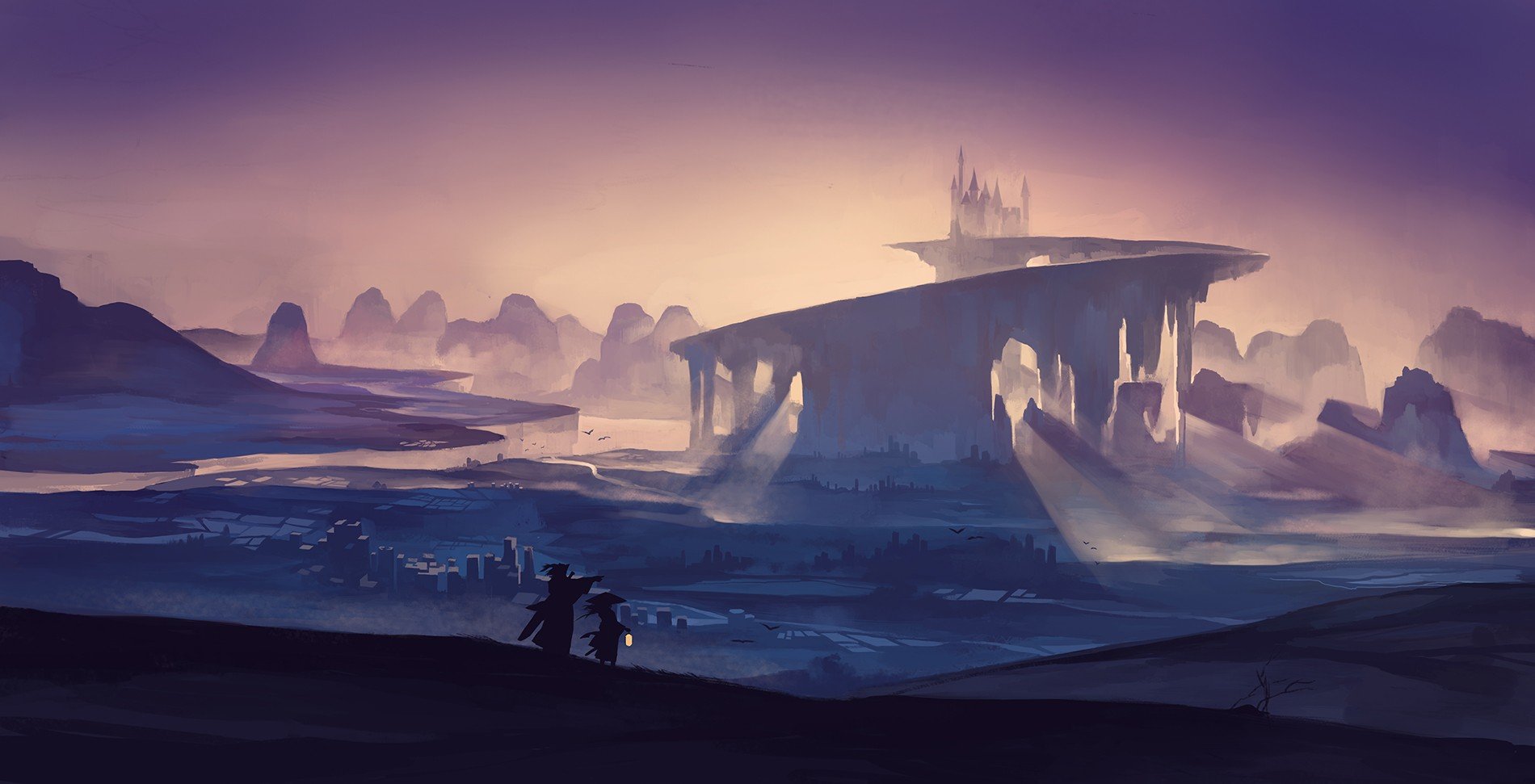 fantasy art, Castle Wallpaper