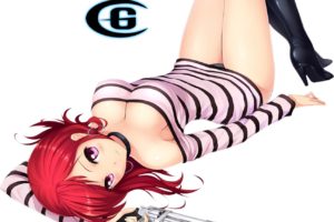 women, Manga, Redhead