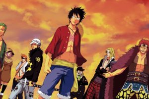 One Piece, Manga, Monkey D. Luffy, Roronoa Zoro, Trafalgar Law, The Worst Generation