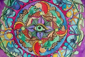 psychedelic, Fantasy, Eye, Fish