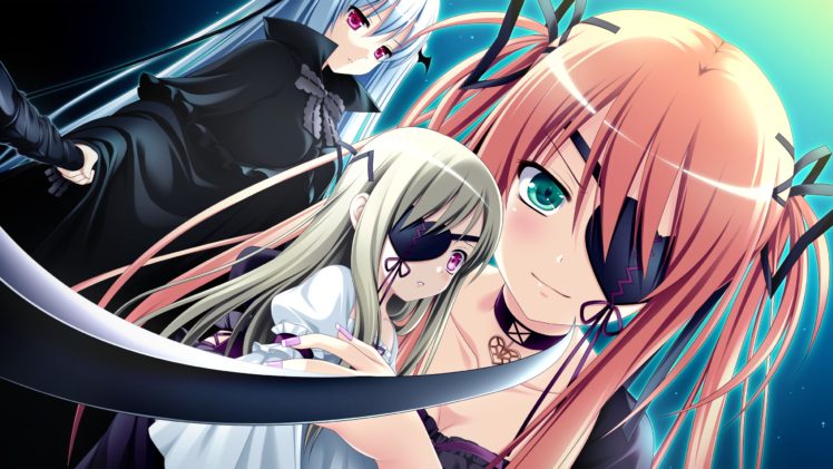 anime girls, Long hair HD Wallpaper Desktop Background