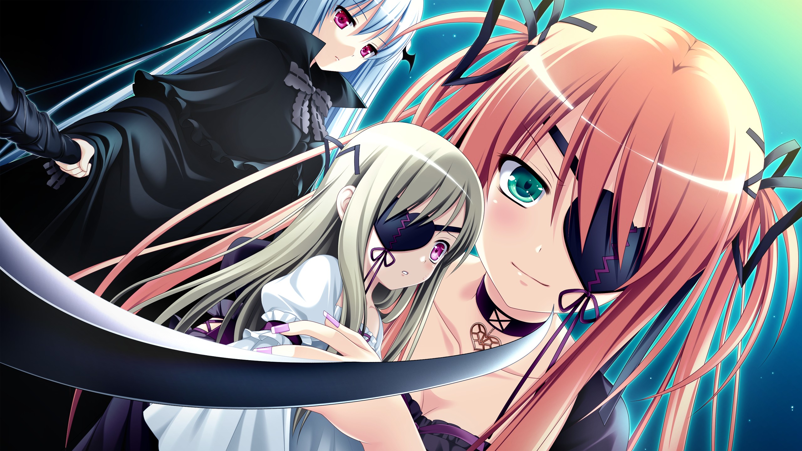 anime girls, Long hair Wallpaper