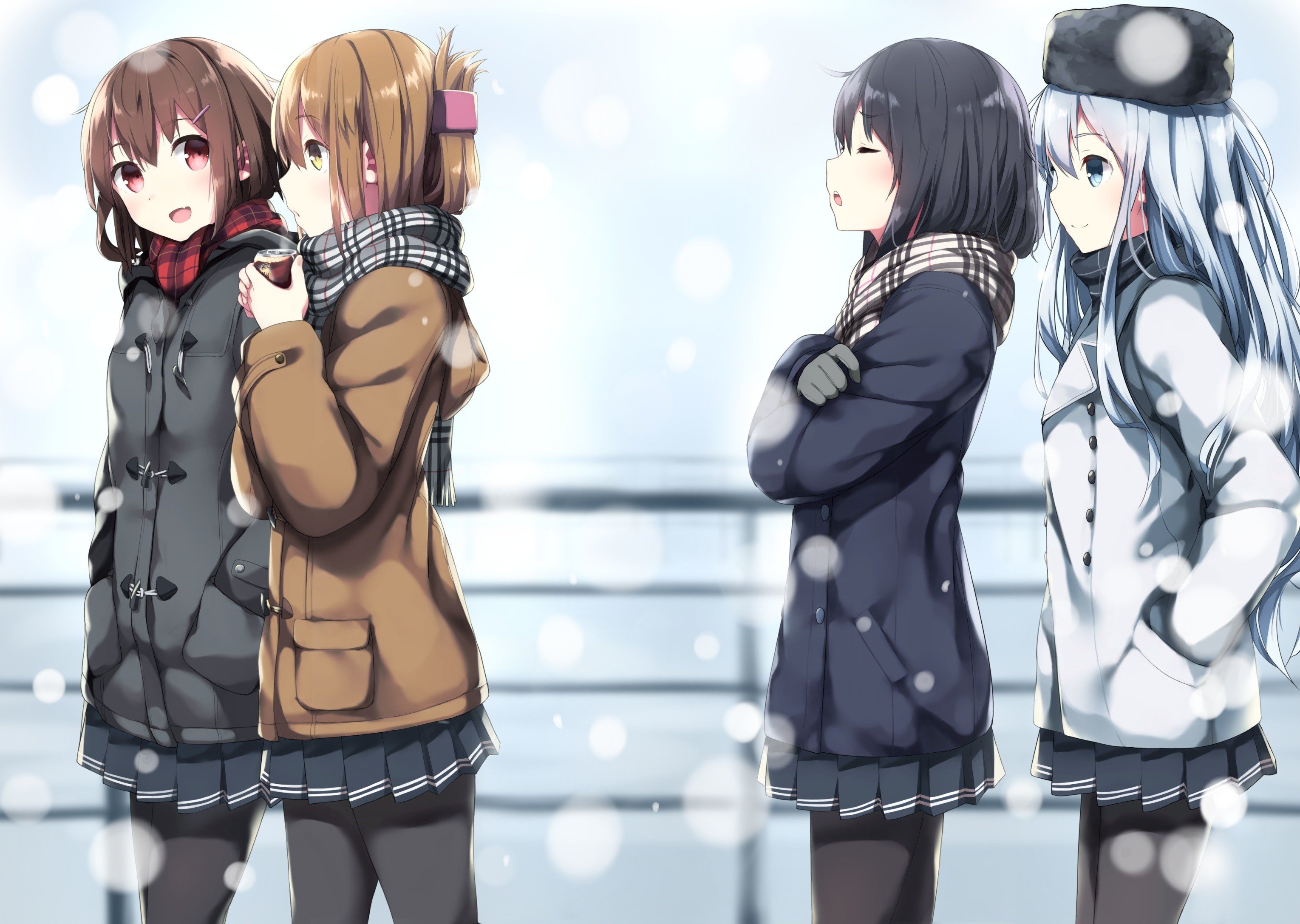 Kantai Collection, Akatsuki (KanColle), Hibiki (KanColle), Ikazuchi (KanColle), Inazuma (KanColle) Wallpaper