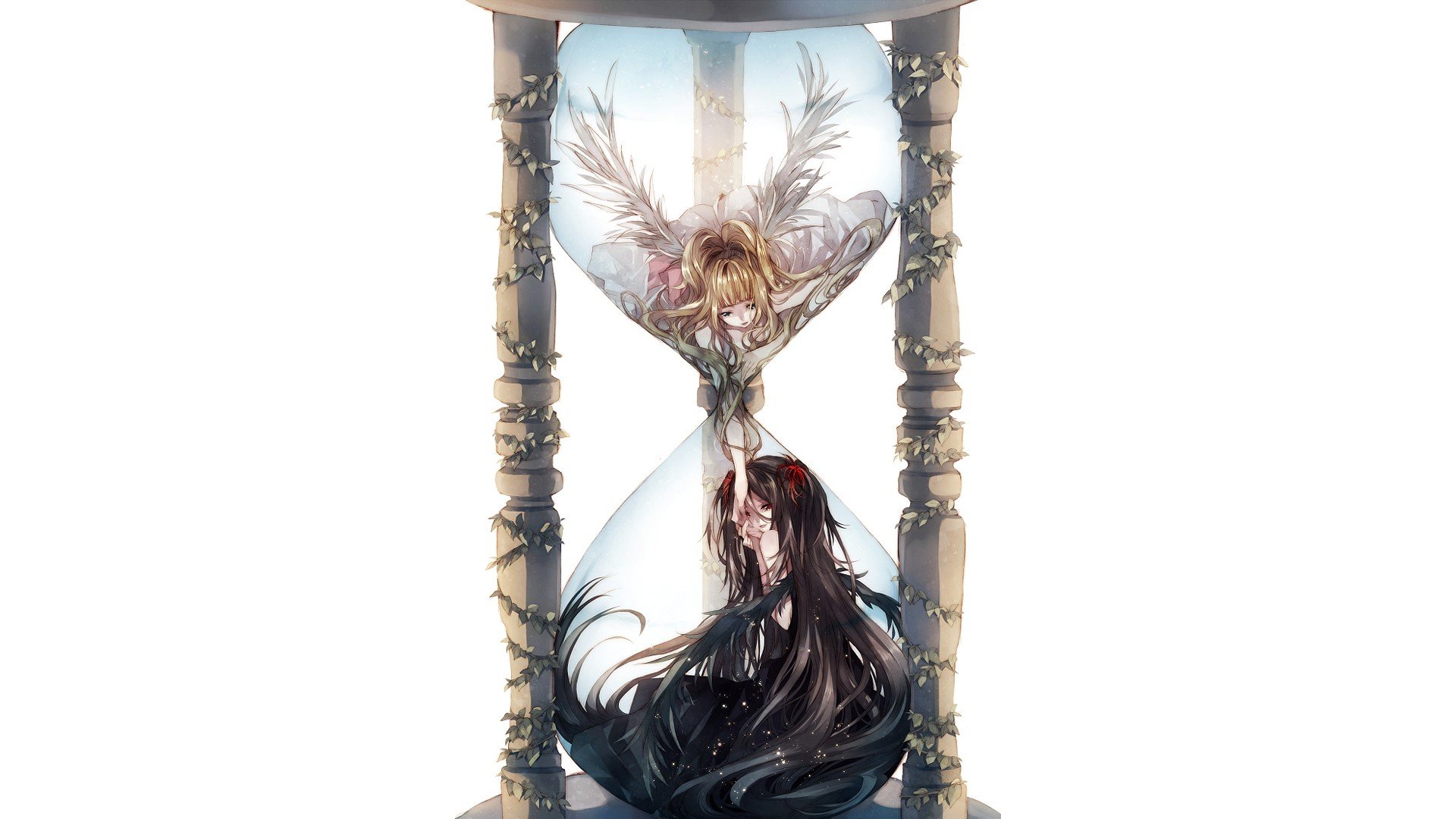 hourglasses, Original characters Wallpaper