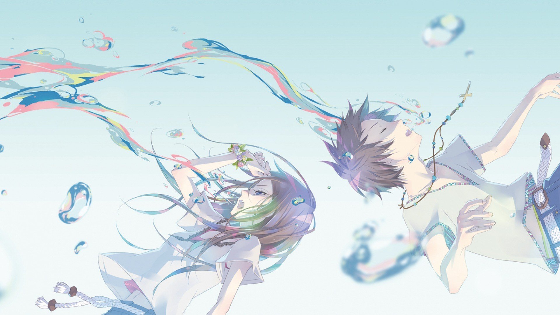 anime, Underwater Wallpaper