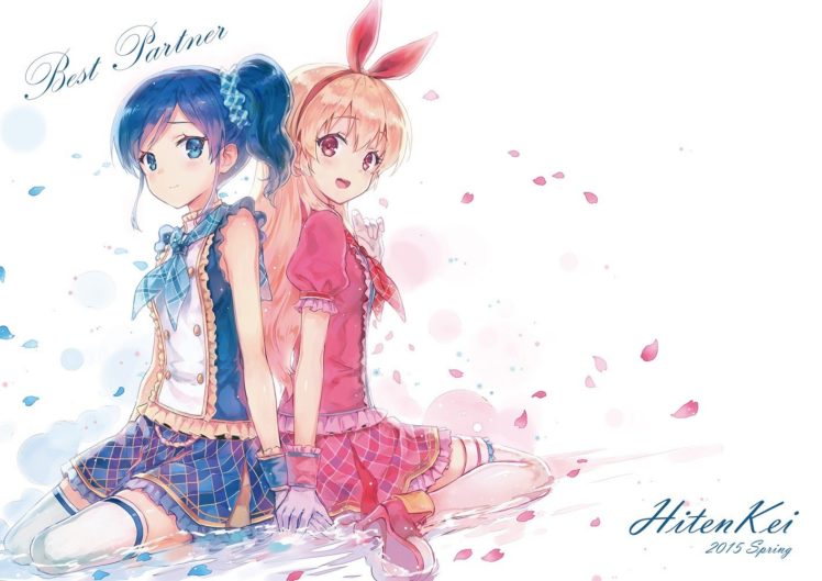 anime girls, Blonde HD Wallpaper Desktop Background