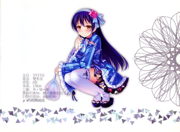 Love Live!, Anime girls, Long hair, Sonoda Umi HD Wallpaper Desktop Background