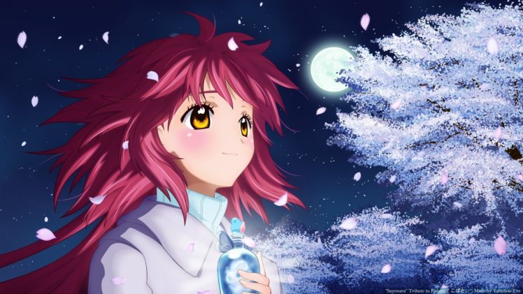 anime girls, Moon HD Wallpaper Desktop Background