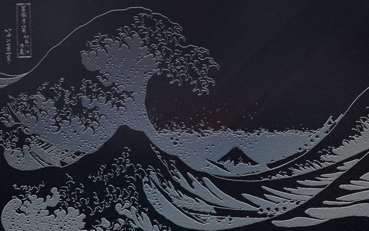 waves, Japanese, Artwork, The, Great, Wave, Off, Kanagawa, Sea HD Wallpaper Desktop Background