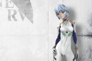 Ayanami Rei, Suits, Neon Genesis Evangelion, Nerv, Blue hair