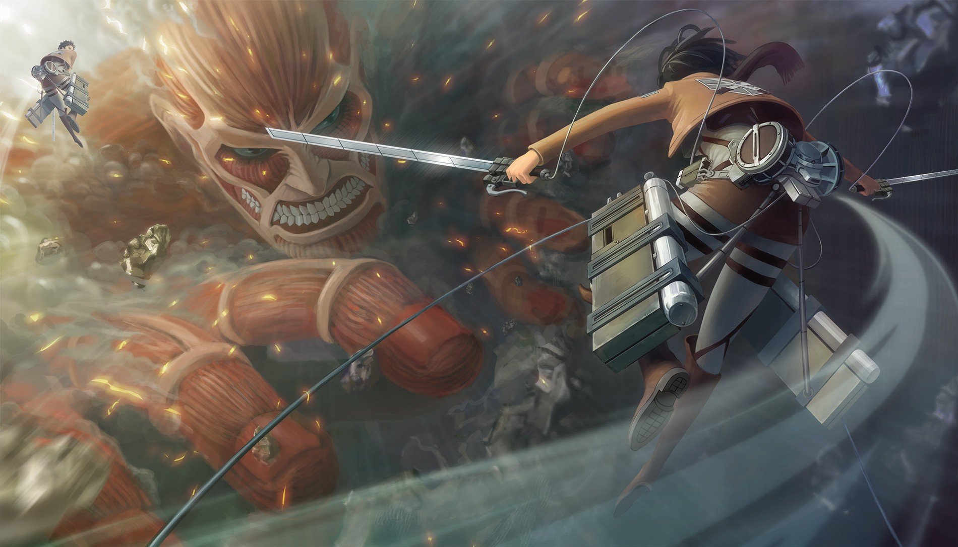 anime, Shingeki no Kyojin Wallpaper