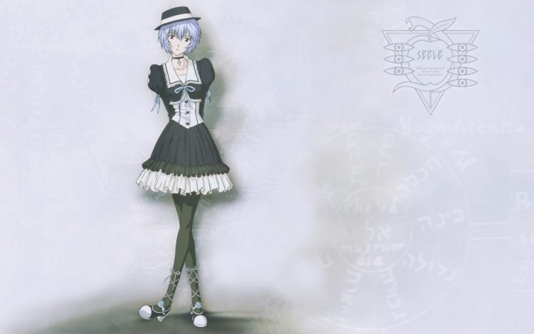 anime girls, Maid, Neon Genesis Evangelion, Ayanami Rei HD Wallpaper Desktop Background