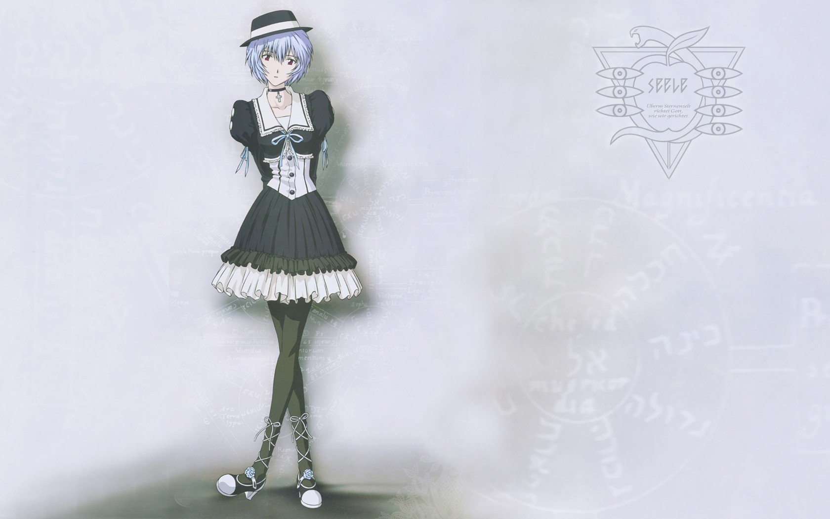 anime girls, Maid, Neon Genesis Evangelion, Ayanami Rei Wallpaper