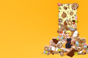 Monogatari Series, Oshino Shinobu, Donut, Sweets