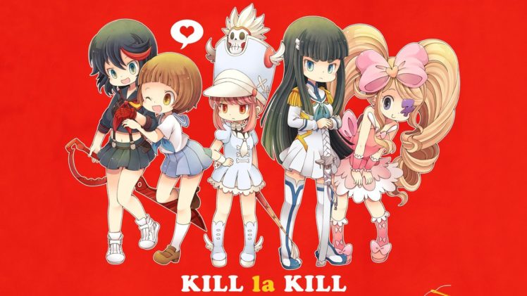 Kill la Kill, Senketsu, Kiryuin Satsuki, Mako Mankanshoku HD Wallpaper Desktop Background