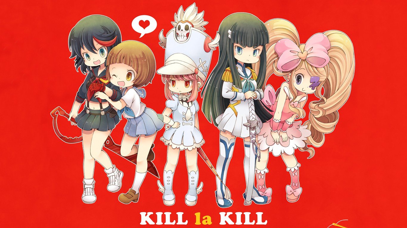 Kill la Kill, Senketsu, Kiryuin Satsuki, Mako Mankanshoku Wallpaper