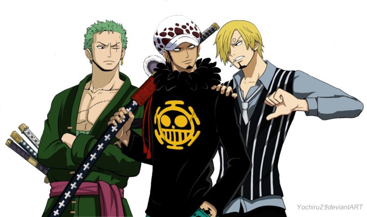 One Piece, Sanji, Trafalgar Law, Roronoa Zoro HD Wallpaper Desktop Background