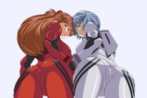 Neon Genesis Evangelion, Ayanami Rei, Asuka Langley Soryu