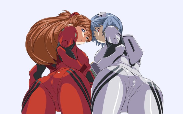Neon Genesis Evangelion, Ayanami Rei, Asuka Langley Soryu HD Wallpaper Desktop Background