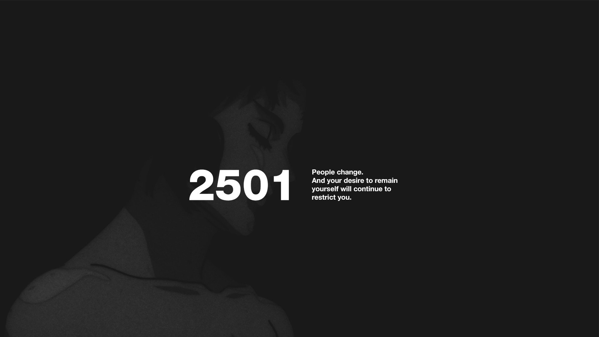 Ghost in the Shell, Kusanagi Motoko, Quote, Minimalism Wallpaper