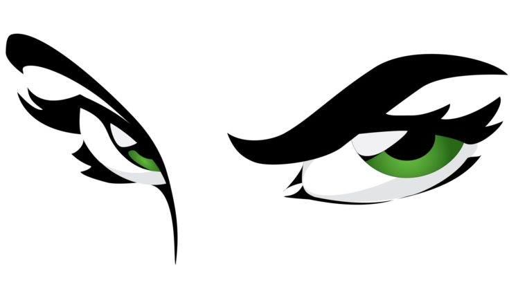 eyes, Green, Eyes, Graphics, White, Background, Vector HD Wallpaper Desktop Background