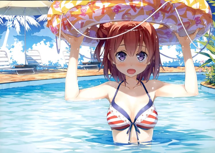 Kantoku, Anime girls, Bikini Wallpapers HD / Desktop and Mobile Backgrounds