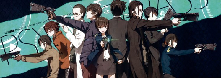 Kantoku, Anime girls, Gun, Psycho Pass HD Wallpaper Desktop Background