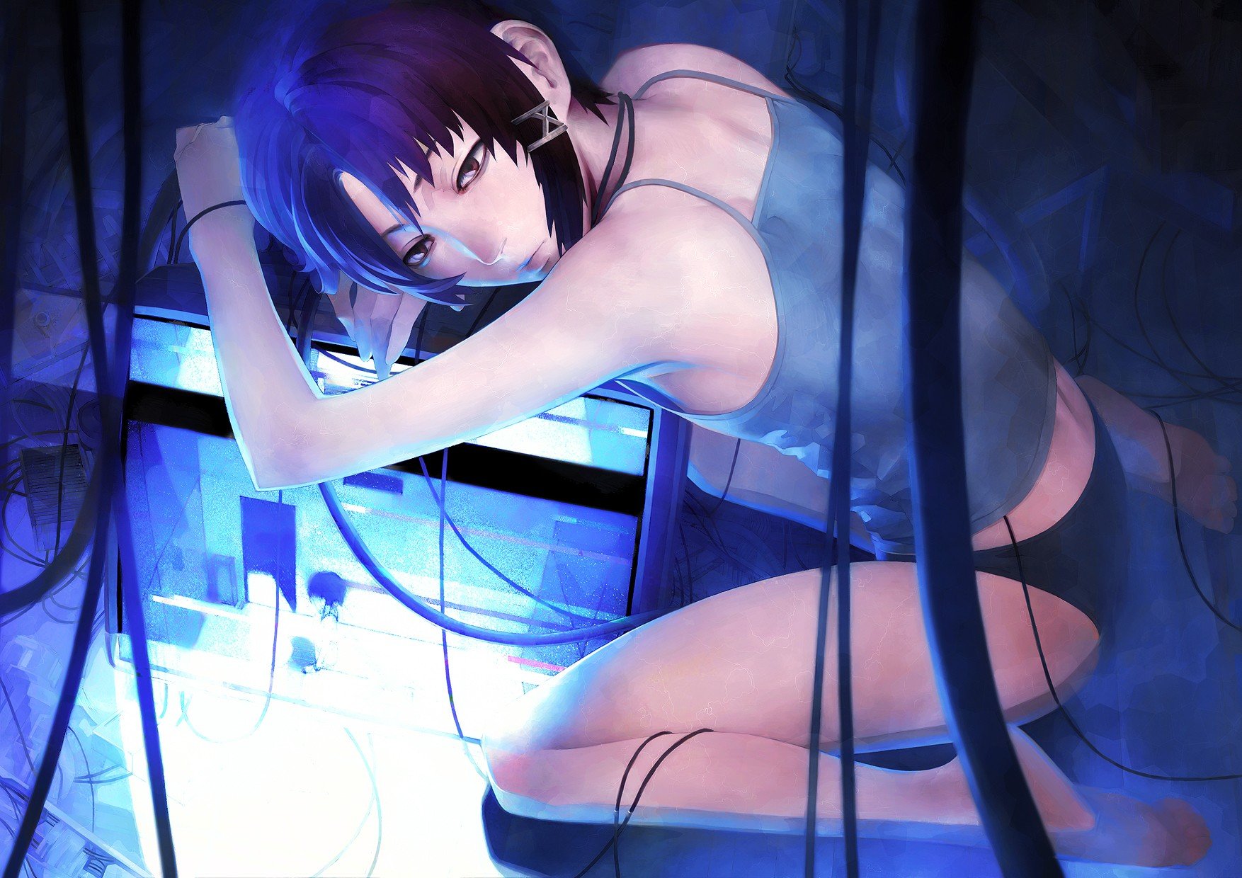 Lain Iwakura, Serial Experiments Lain Wallpaper