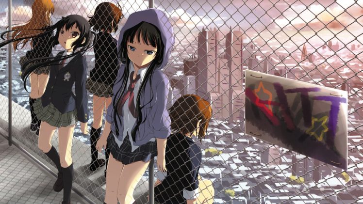 anime girls, K ON! HD Wallpaper Desktop Background