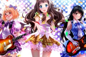 anime girls, Kyoukai no Kanata, Artwork, Swordsouls