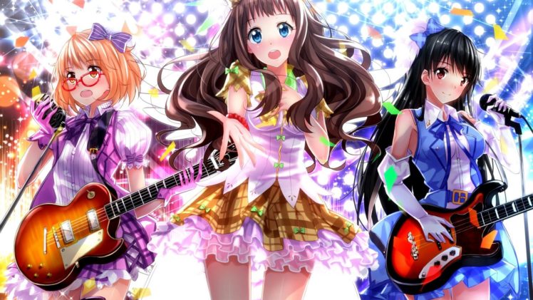 anime girls, Kyoukai no Kanata, Artwork, Swordsouls HD Wallpaper Desktop Background