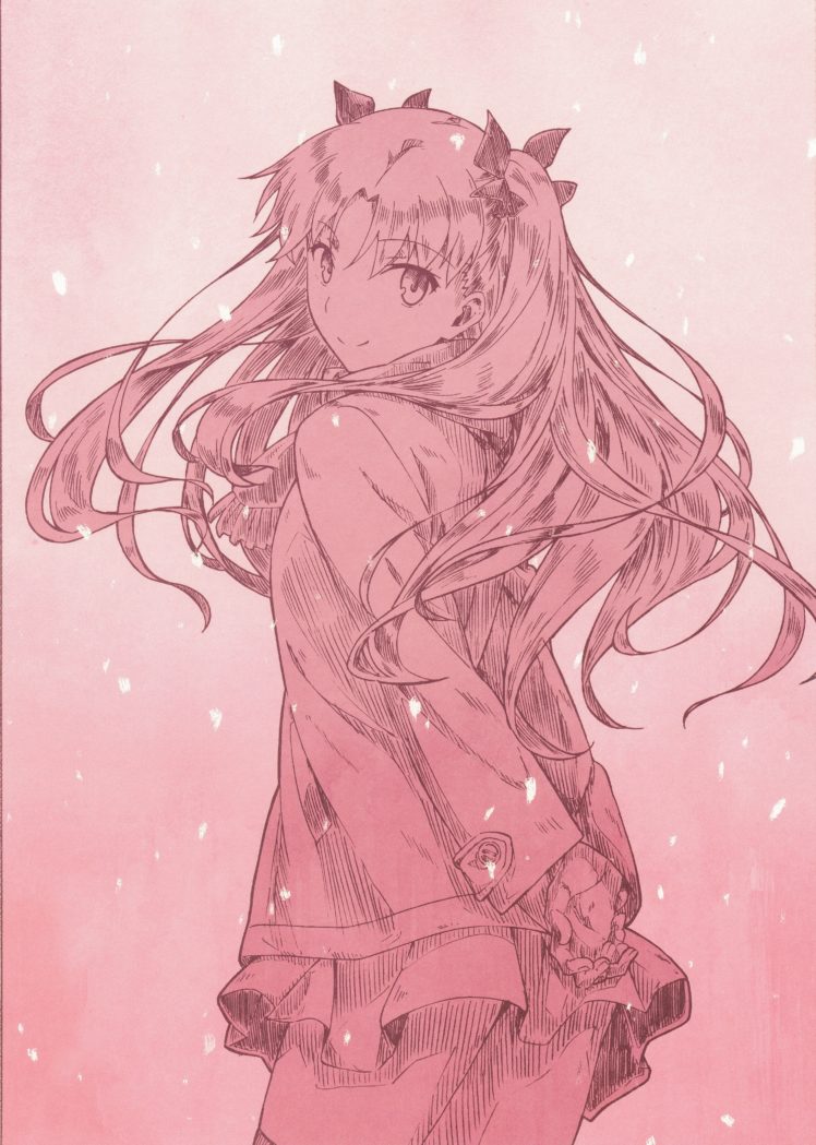 Fate Series, Tohsaka Rin, Anime girls HD Wallpaper Desktop Background