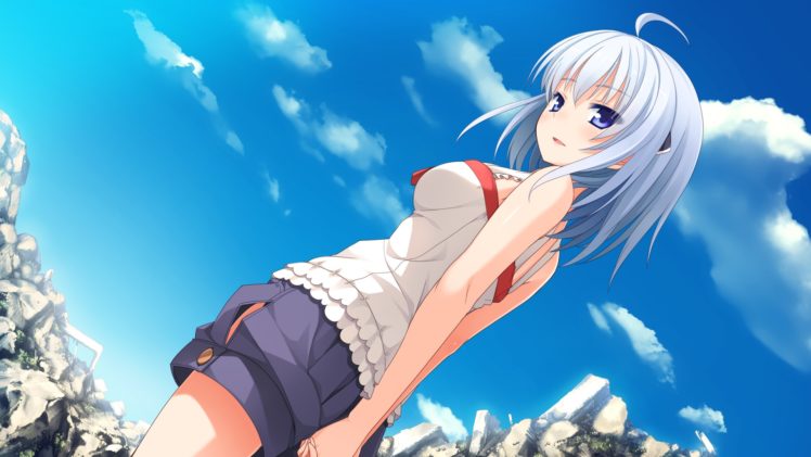 anime girls, Shorts HD Wallpaper Desktop Background