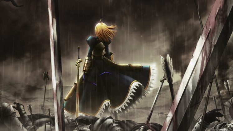 Fate Zero, Saber HD Wallpaper Desktop Background