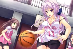 anime girls, Basketball