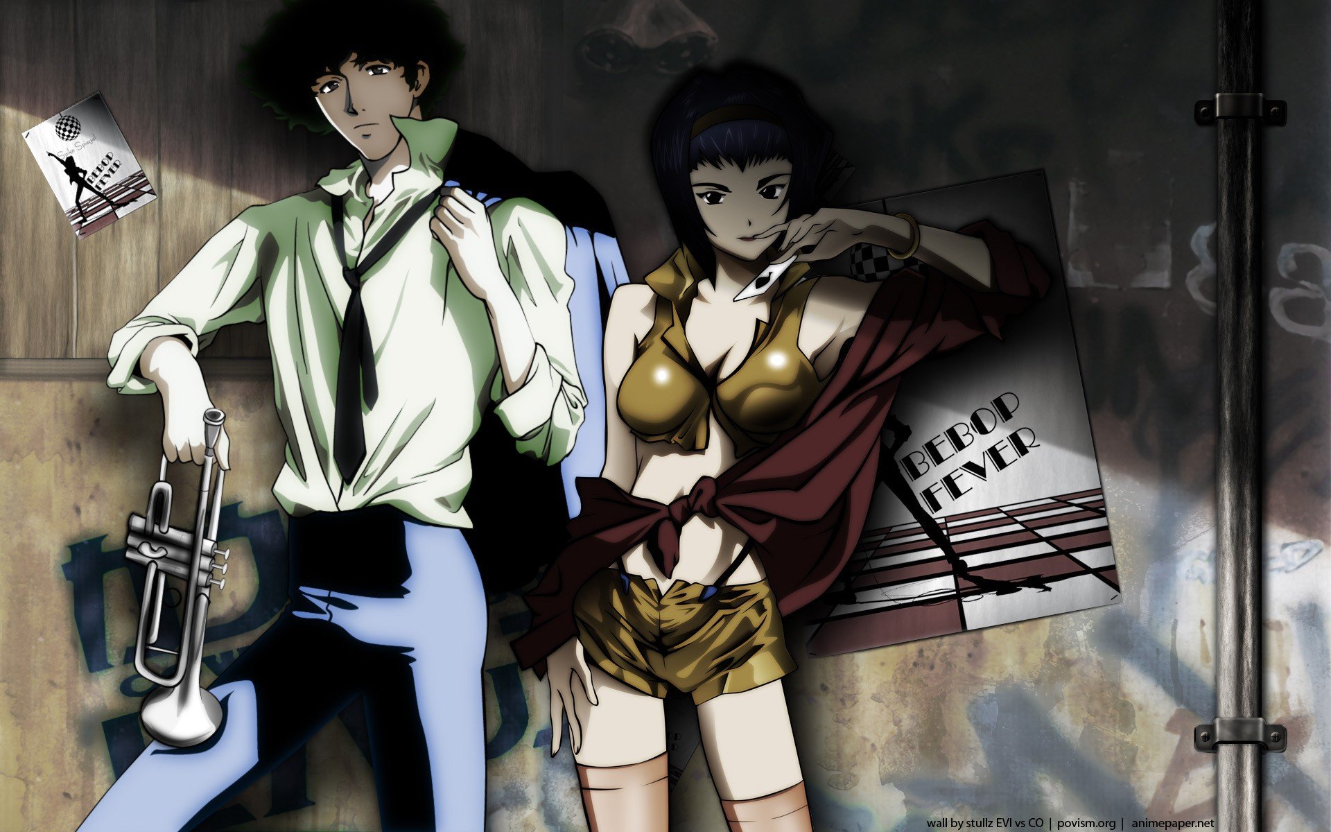 anime, Cowboy Bebop, Spike Spiegel, Faye Valentine Wallpaper